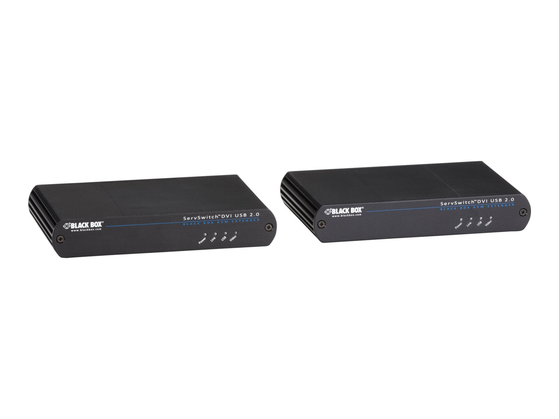 Black Box KVM Extender - DVI-D, USB 2.0, over CATx - KVM / USB extender