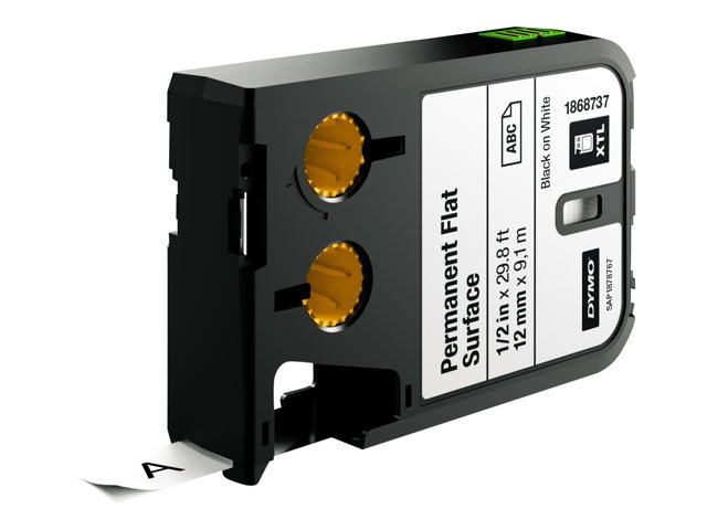 DYMO XTL Permanent Flat Surface - tape - glossy - 1 cassette(s) -