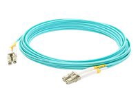Proline 12.5m LC to LC Aqua OM4 Duplex OFNR (Riser-Rated) Fiber Patch Cable