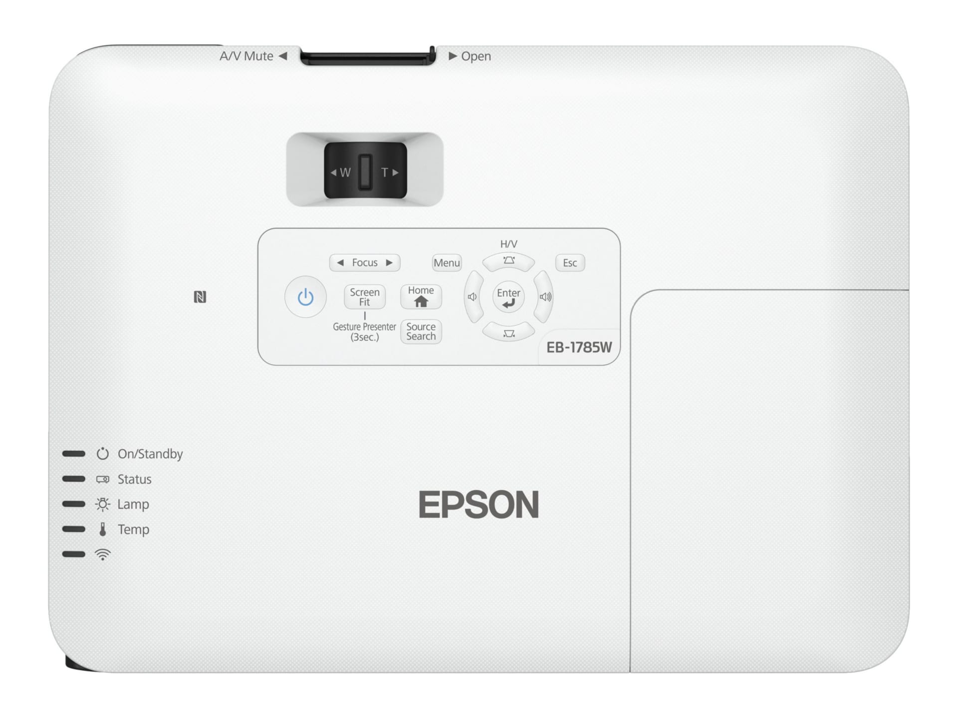 Thumbnail 6 of 17 for Epson PowerLite 1780W - 3LCD projector - portable - Wi-Fi