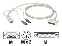 Black Box 10-ft. (3.0-m) Standard PC (PS/2) CPU/Server to ServSwitch Cable