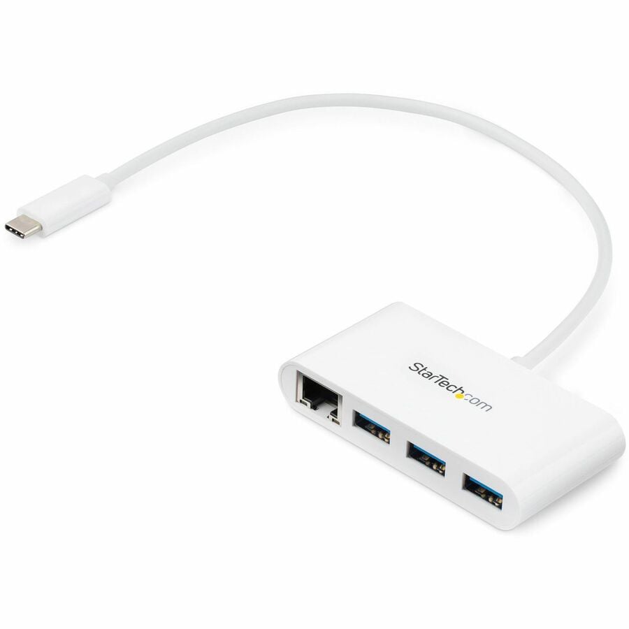 StarTech.com Hub USB-C à 3 ports avec Ethernet - 3x USB-A - USB