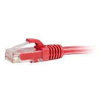 C2G 10ft Cat5e Snagless Unshielded (UTP) Ethernet Cable - Cat5e Network Patch Cable - PoE - Red