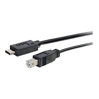 C2G 6ft USB C to USB B Cable - USB C 2.0 to USB B - M/M - Black