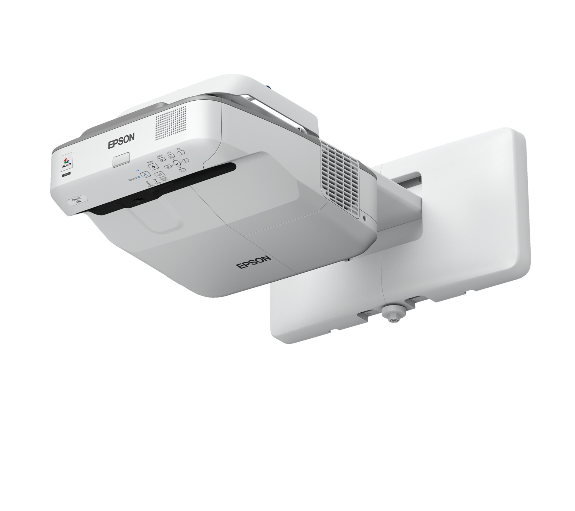Epson PowerLite 680 - 3LCD projector - ultra short-throw - LAN