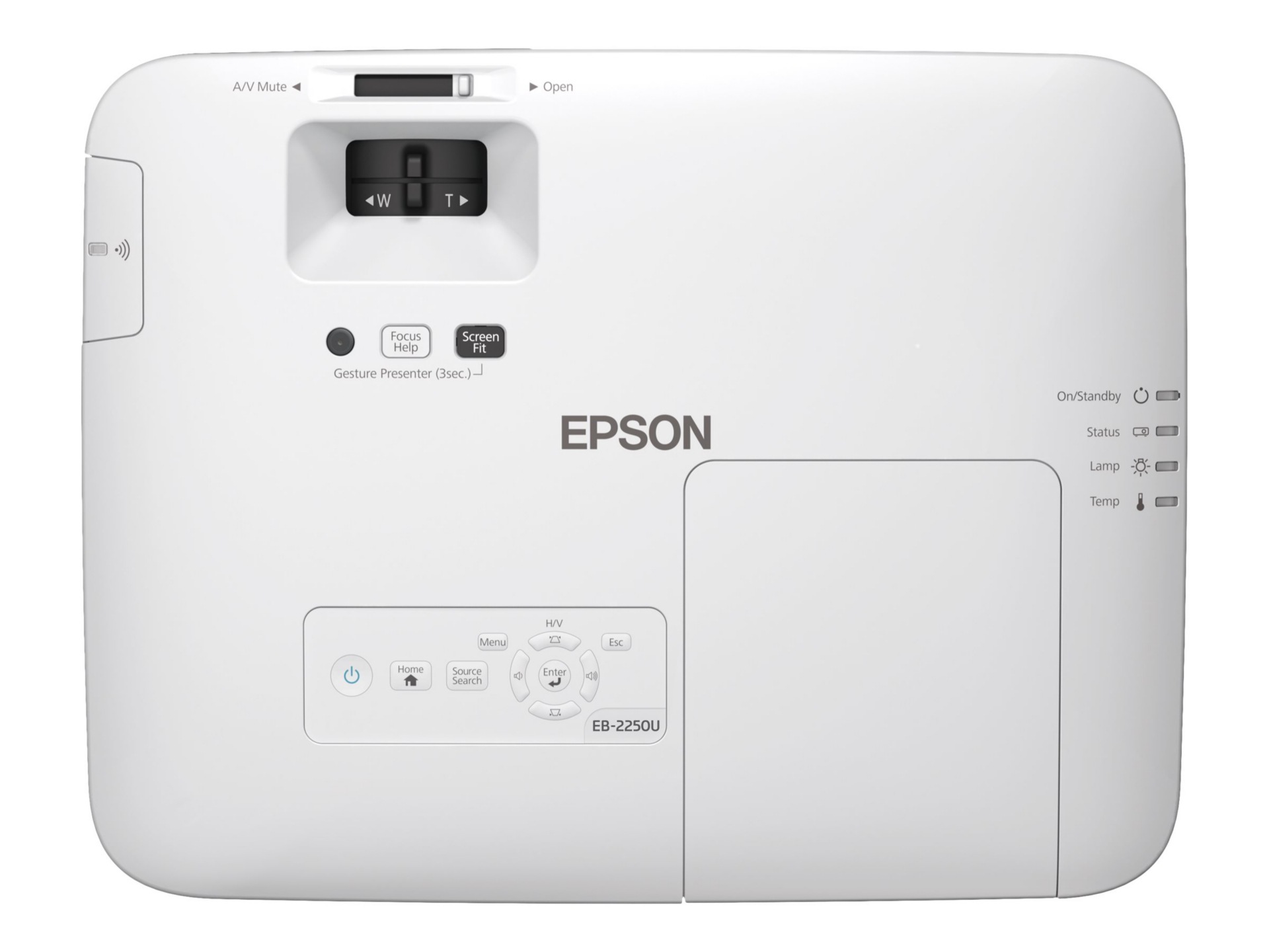 Thumbnail 3 of 6 for Epson PowerLite 2250U - 3LCD projector - LAN