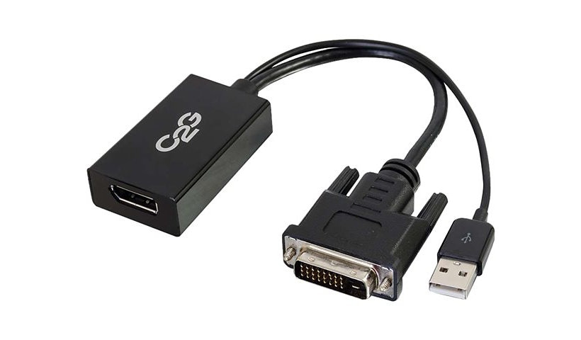 C2G DVI to DisplayPort Adapter - convertisseur vidéo - noir