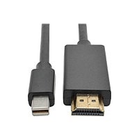 Eaton Tripp Lite Series Mini DisplayPort to HDMI Active Adapter Cable (M/M), 1080p, 3 ft. (0.9 m) - adapter cable -