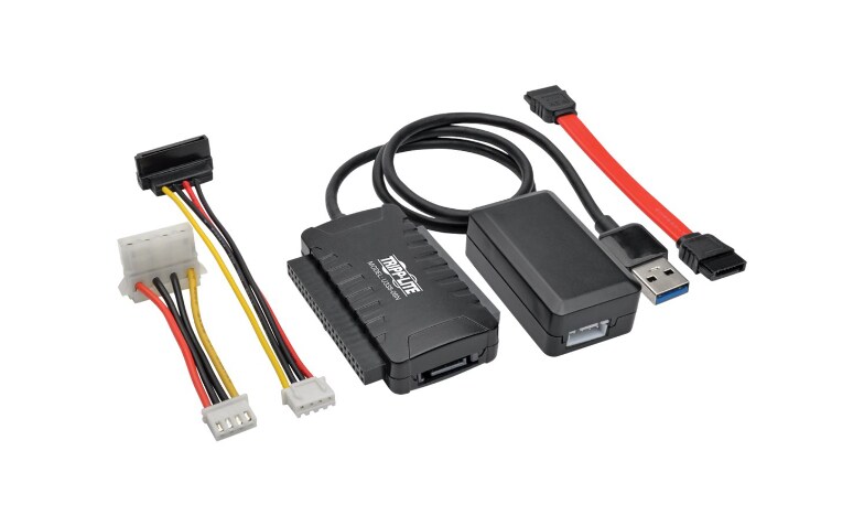 hældning system bygning Tripp Lite USB 3.0 SuperSpeed to SATA/IDE Adapter 2.5/3.5/5.25" Hard Drives  - storage controller - SATA 6Gb/s - USB 3.0 - U338-06N - Monitor Cables &  Adapters - CDW.com
