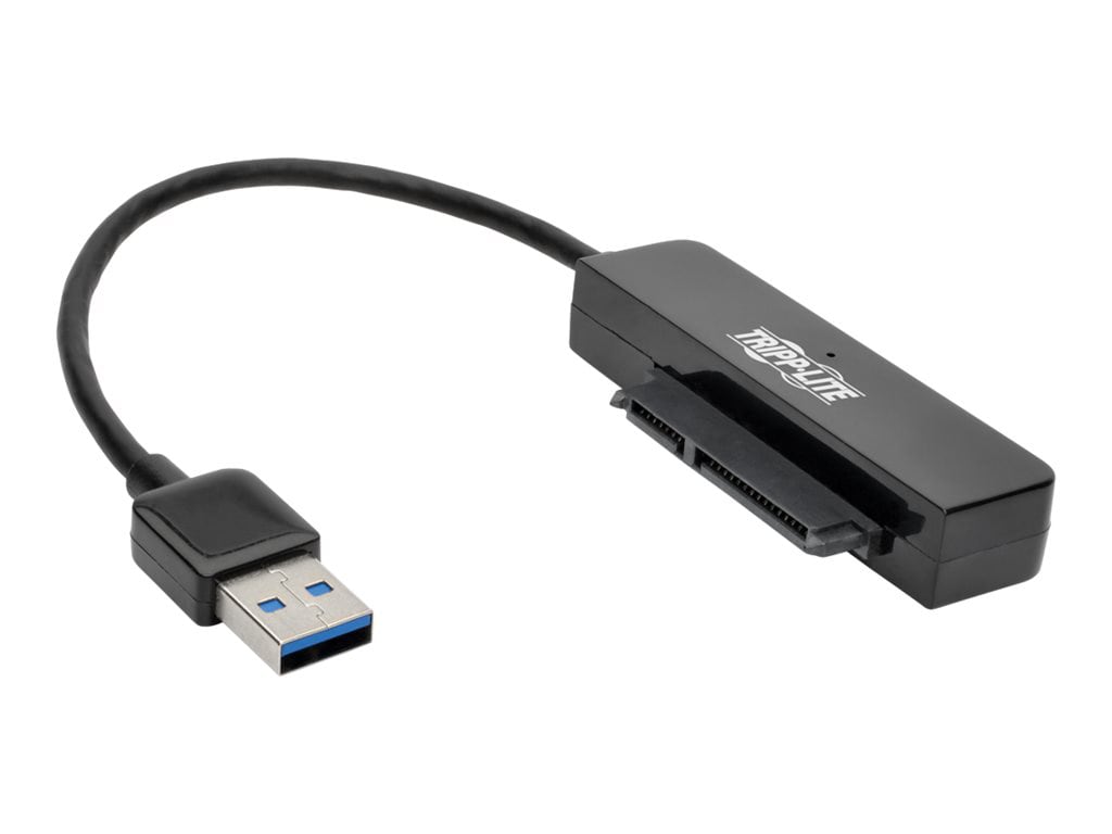 Tripp Lite 6in USB 3.0 SuperSpeed to SATA III Adapter w/ UASP/ 2.5 Black -  storage controller - SATA 6Gb/s - USB 3.0 - U338-06N-SATA-B - Monitor  Cables & Adapters 