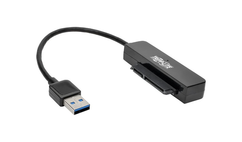 Tripp Lite 6in USB 3.0 SuperSpeed to SATA III Adapter w/ UASP/ 2.5" Black - storage controller - SATA 6Gb/s - USB 3.0