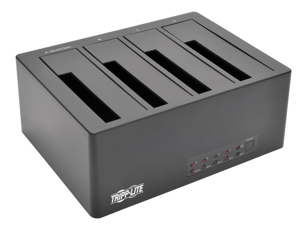 Tripp Lite 4-Bay Docking Station USB 3.0/eSATA to SATA 2.5-3.5" Hard Drives