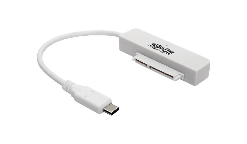Tripp Lite 6in USB-C Gen 2 to SATA III Adapter w/ UASP 2.5" Hard Drives - storage controller - SATA 6Gb/s - USB 3.1 (Gen