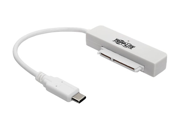 Lite 6in USB-C Gen 2 to SATA III Adapter w/ UASP 2.5" Hard Drives - storage controller - SATA - USB 3.1 (Gen - U438-06N-G2-W Monitor Cables & Adapters -