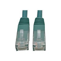 Eaton Tripp Lite Series Cat6 Gigabit Molded (UTP) Ethernet Cable (RJ45 M/M), PoE, Green, 3 ft. (0.91 m) - patch cable -