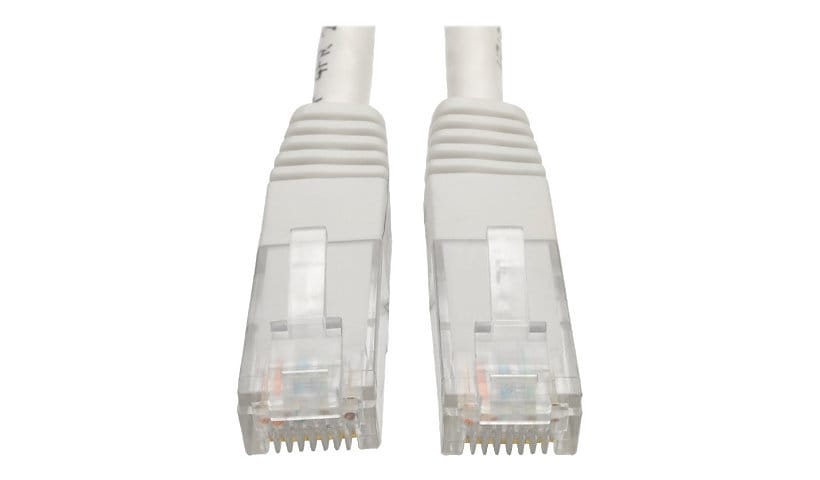 Eaton Tripp Lite Series Cat6 Gigabit Molded (UTP) Ethernet Cable (RJ45 M/M), PoE, White, 5 ft. (1.52 m) - patch cable -