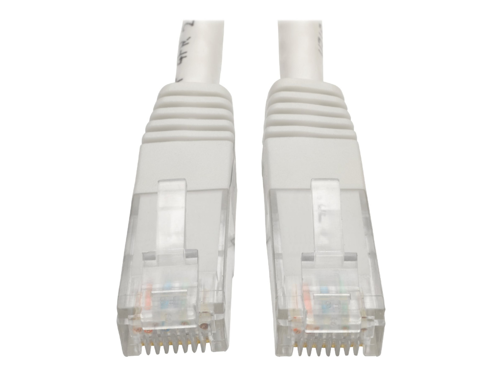 Tripp Lite 7ft Cat6 Gigabit Molded Patch Cable RJ45 M/M 550MHz 24 AWG White