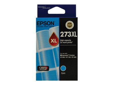 Epson 273XL - XL - cyan - original - ink cartridge