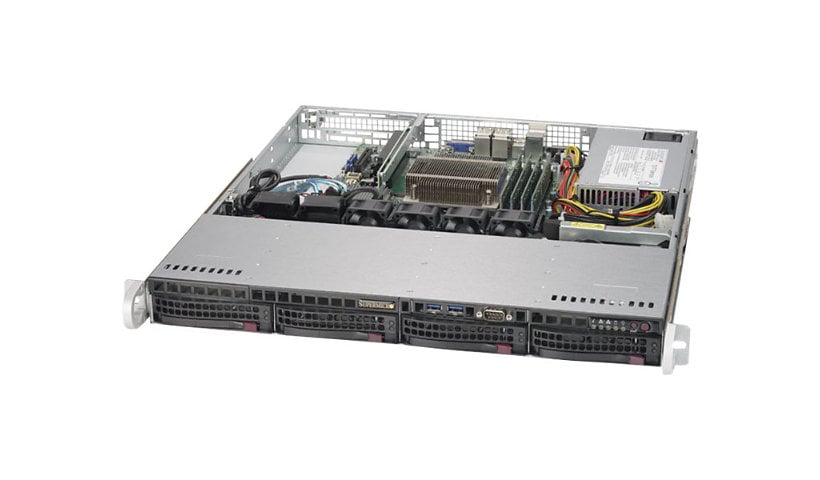 Supermicro SuperServer 5019S-M - rack-mountable - no CPU - 0 GB - no HDD