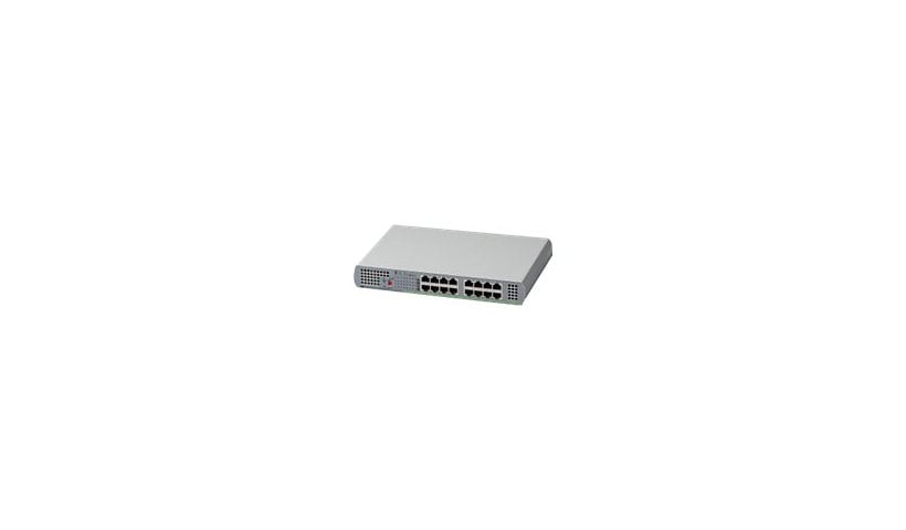 Allied Telesis AT GS910/16 - switch - 16 ports - unmanaged