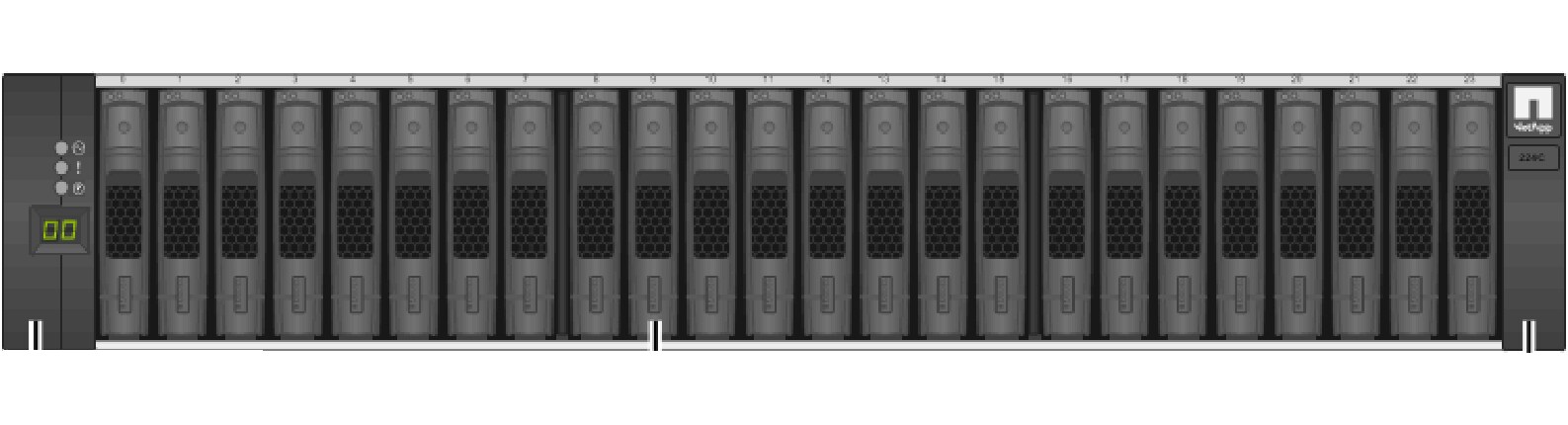 NetApp StorageShelf DE224C - hard drive array