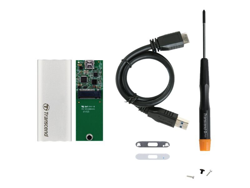 Transcend TS-CM42S - storage enclosure - SATA 6Gb/s - USB 3.1