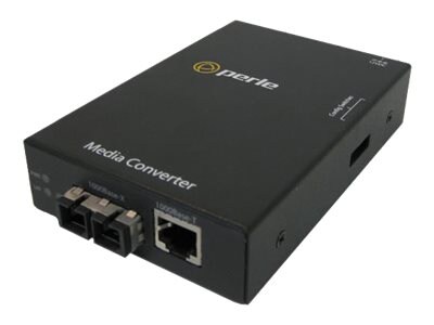 Perle S-1000-M2SC2 - fiber media converter - Gigabit Ethernet