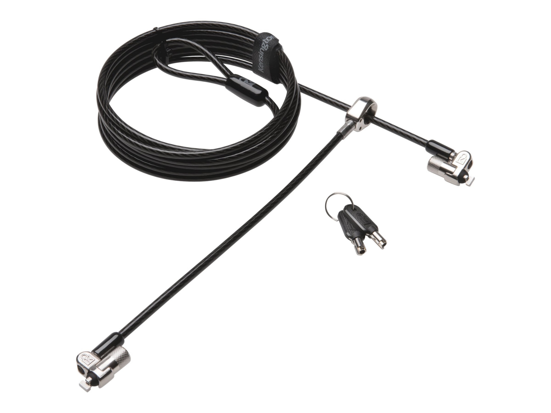 Kensington MicroSaver 2.0 Keyed Twin Laptop Lock - security cable
