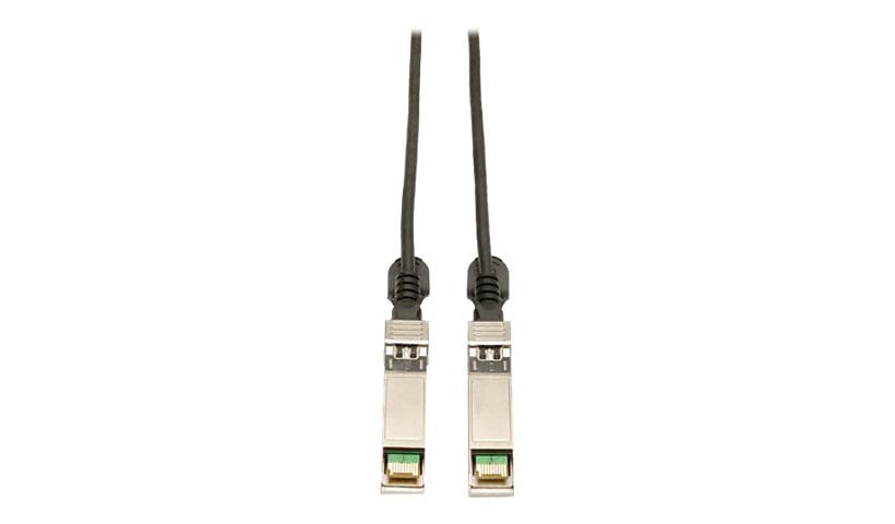 Eaton Tripp Lite Series SFP+ 10Gbase-CU Passive Twinax Copper Cable, SFP-H10GB-CU1-5M Compatible, Black, 5 ft. (1.52 m)