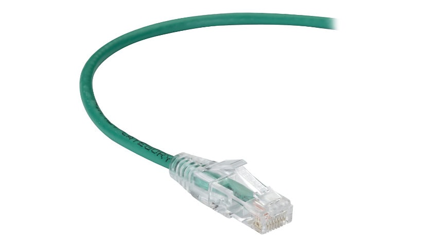 Black Box Slim-Net patch cable - 3 ft - green