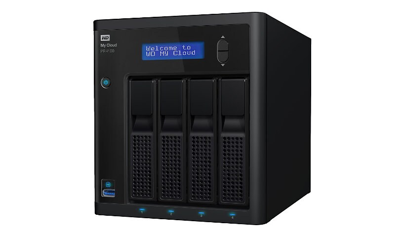 WD My Cloud PR4100 WDBNFA0240KBK - NAS server - 24 TB