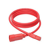 Tripp Lite Heavy Duty Power Extension Cord 15A 14 AWG C14 to C13 Red 6' 6ft