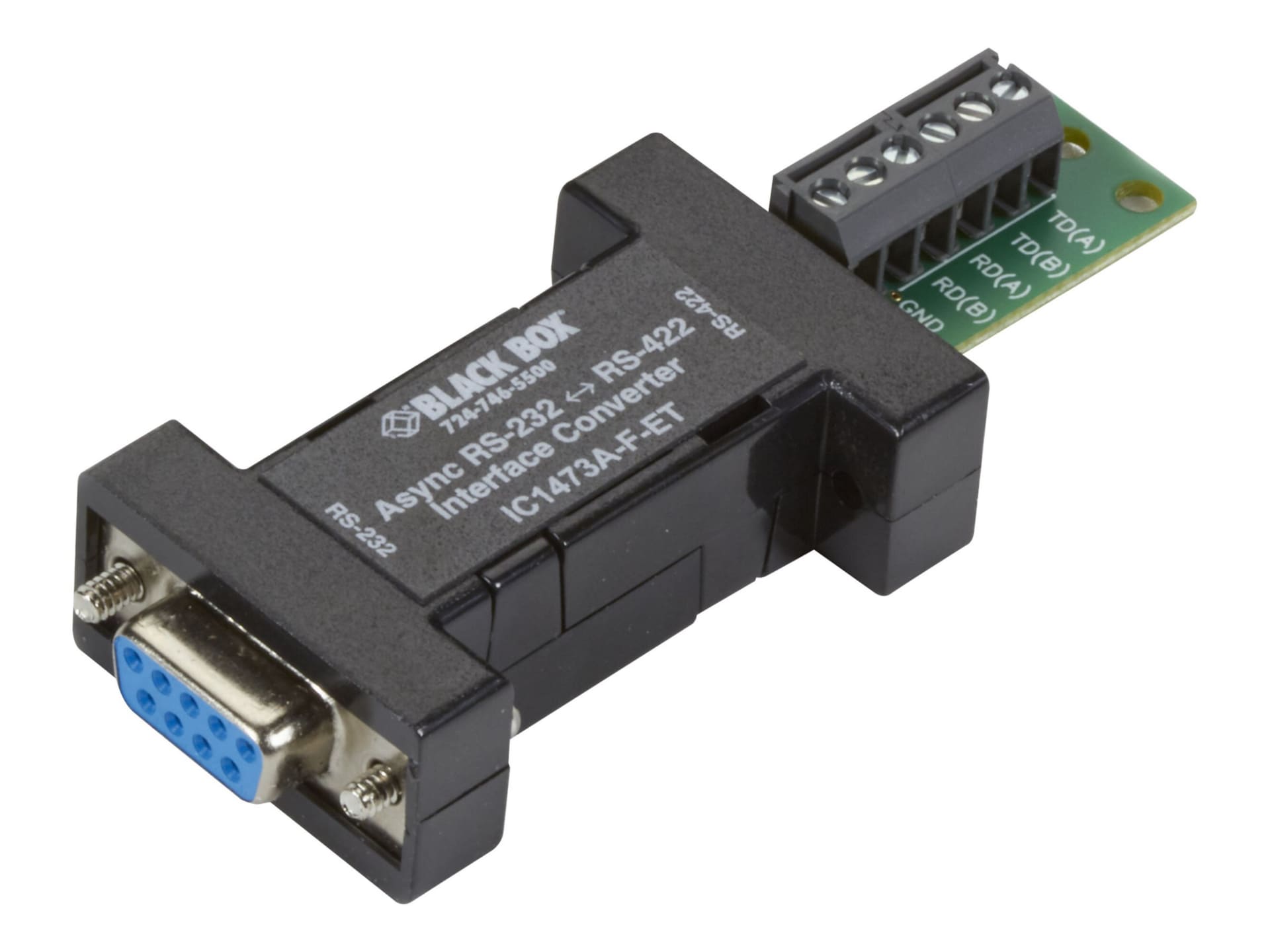 Black Box Async RS-232 to RS-422 Interface Converter - serial adapter - RS-232