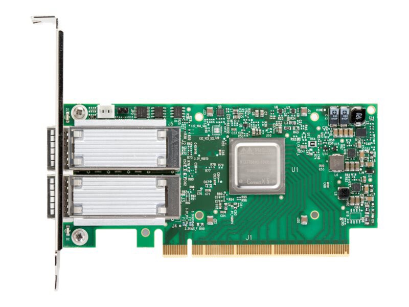 NVIDIA ConnectX-5 Ex VPI - network adapter - PCIe 4.0 x16 - 100Gb Ethernet / 100Gb Infiniband QSFP28 x 2