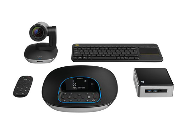 Logitech Group Kit - video conferencing kit - with Intel NUC Kit NU