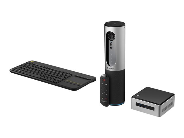 Logitech Connect Kit - video conferencing kit - with Intel NUC Kit NUC5i5MYHE