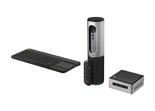 Logitech Connect Kit - video conferencing kit - with Intel NUC Kit NUC5i5MYHE