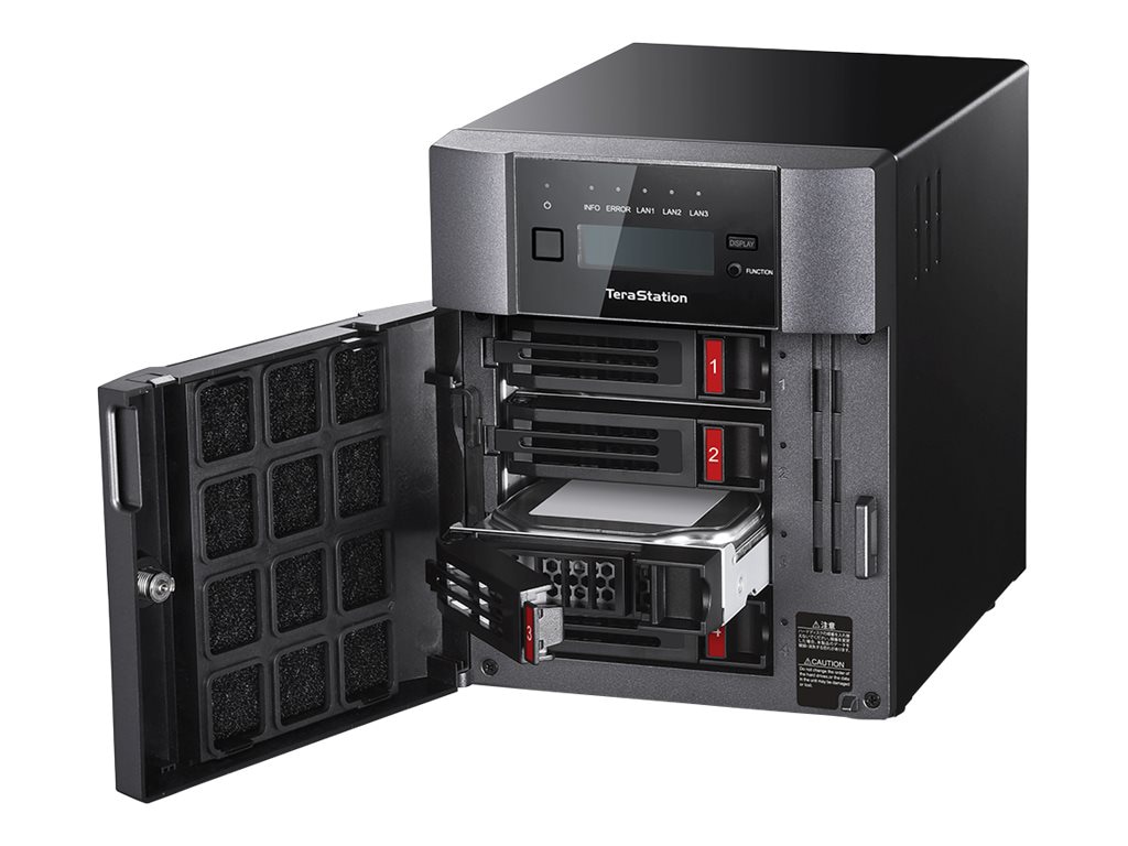 Buffalo Terastation 5410dn Desktop 16tb Nas Hard Drives Included Ts5410dn1604 Networked Attached Storage Nas Cdw Com