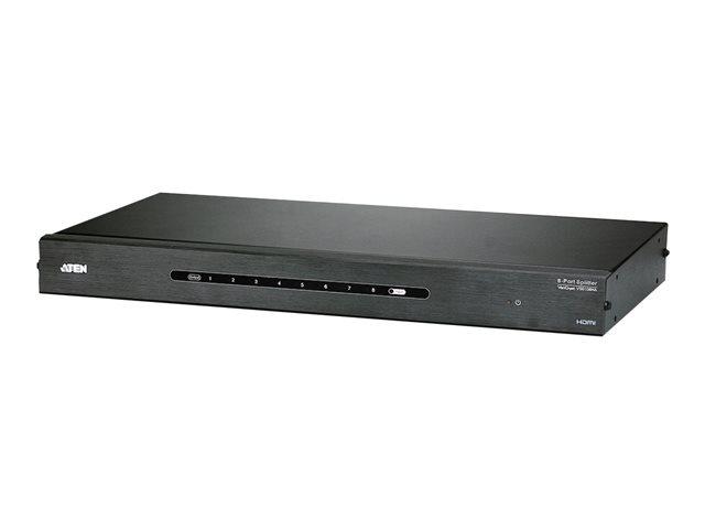 ATEN VanCryst VS0108HA - video/audio splitter - 8 ports - rack-mountable