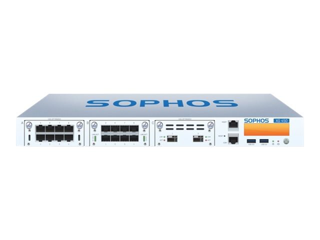 Sophos XG 450 - security appliance - with 3 years TotalProtect Plus - US po