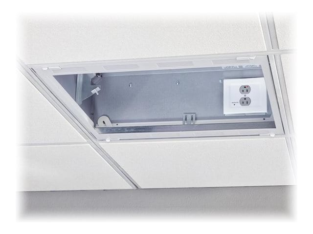 Chief 2' x 2' Suspended Ceiling Storage Box - TAA Complaint - White