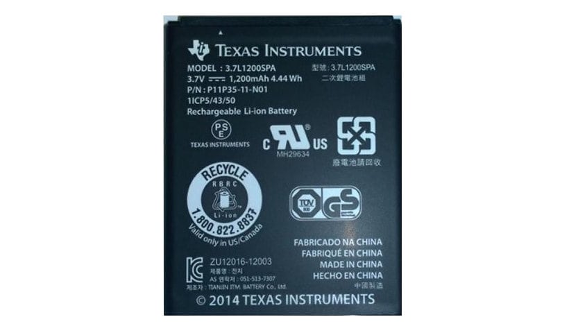 Texas Instruments Rechargeable Battery - Black