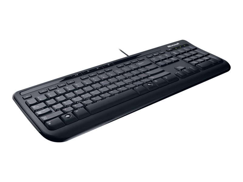 Microsoft Wired Desktop 600 for Business - keyboard and mouse set - Canadian French - black