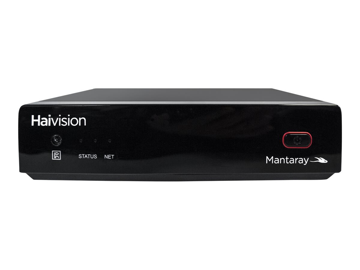 Haivision Mantaray Set Top Box Digital Signage Player S Stb Manta Tv Video Cdw Com