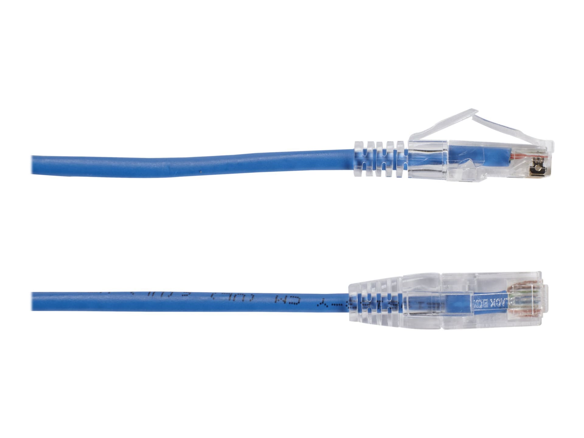 Black Box Slim-Net patch cable - 3 ft - blue