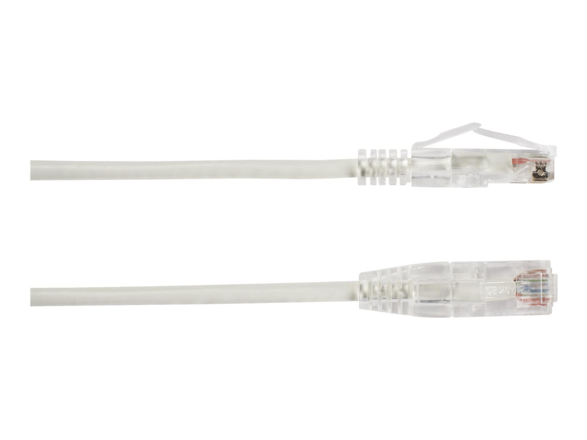 Black Box Slim-Net patch cable - 3 ft - white
