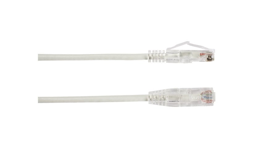 Black Box Slim-Net patch cable - 3 ft - white