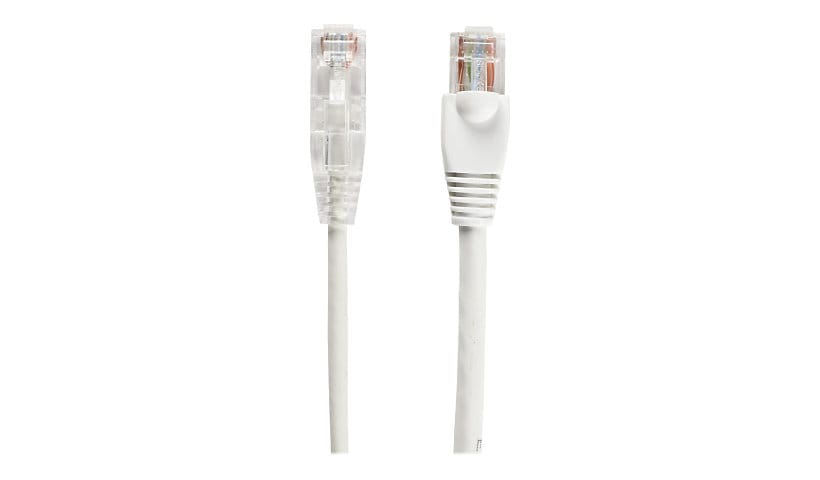Black Box Slim-Net patch cable - 5 ft - white