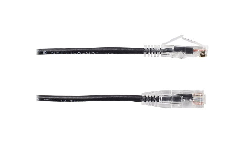 Black Box Slim-Net patch cable - 5 ft - black