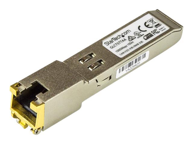 StarTech.com Cisco GLC-T Compatible SFP - 1GbE Copper Transceiver - 100m